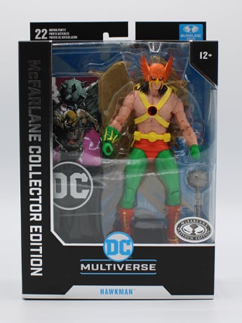 Zero Hour DC Multiverse Collector Edition Hawkman Platinum (Chase) Action Figure Gallery Image 2