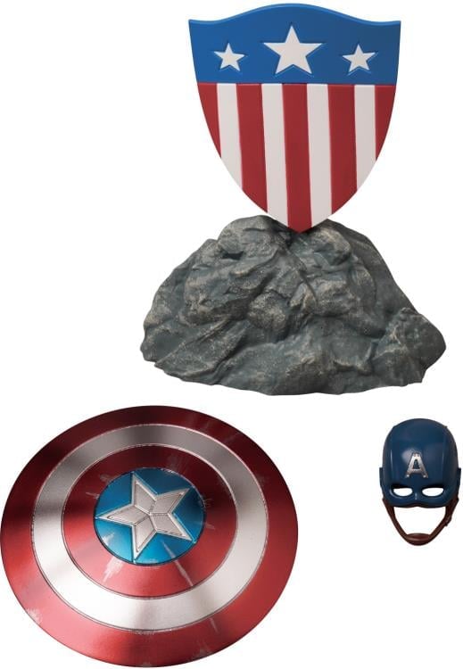 Captain America: The Winter Soldier MAFEX No.220 Captain America (Classic Suit) Action Figure Gallery Image 13