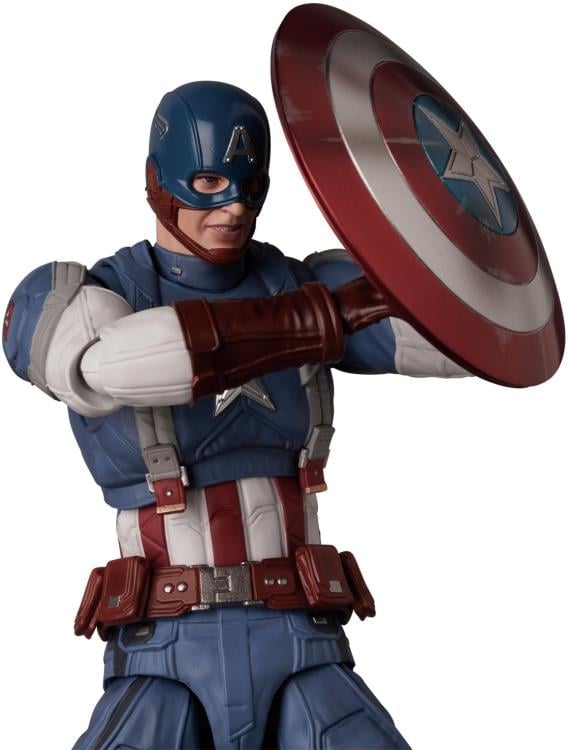Captain America: The Winter Soldier MAFEX No.220 Captain America (Classic Suit) Action Figure Gallery Image 10