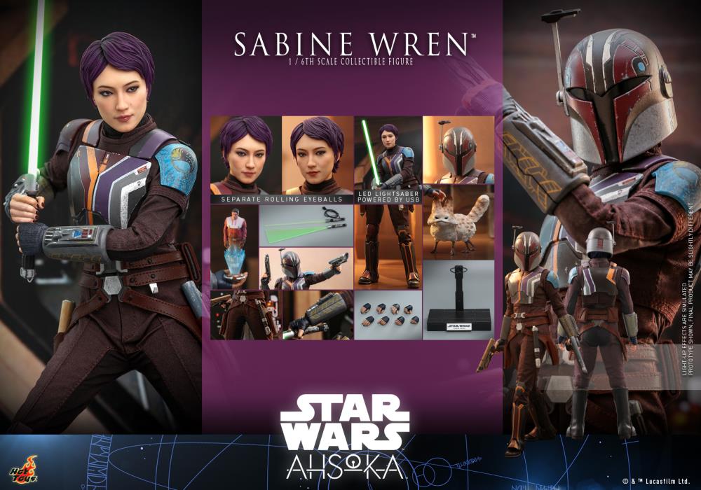 Star Wars: Ahsoka TMS111 Sabine Wren 1/6th Scale Collectible Figure Gallery Image 24