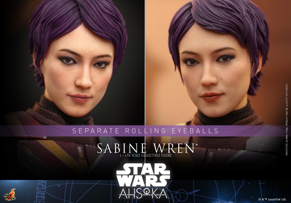 Star Wars: Ahsoka TMS111 Sabine Wren 1/6th Scale Collectible Figure Gallery Image 15