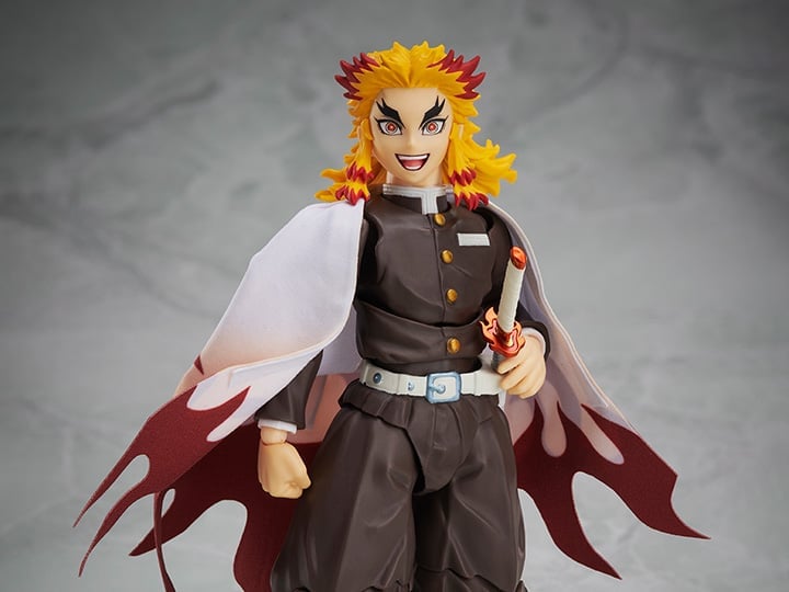 Demon Slayer: Kimetsu no Yaiba BUZZmod. Kyojuro Rengoku (Ver. 2) 1/12 Scale Action Figure Gallery Image 1