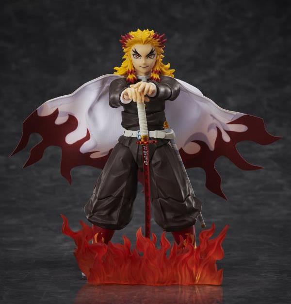 Demon Slayer: Kimetsu no Yaiba BUZZmod. Kyojuro Rengoku (Ver. 2) 1/12 Scale Action Figure Gallery Image 8