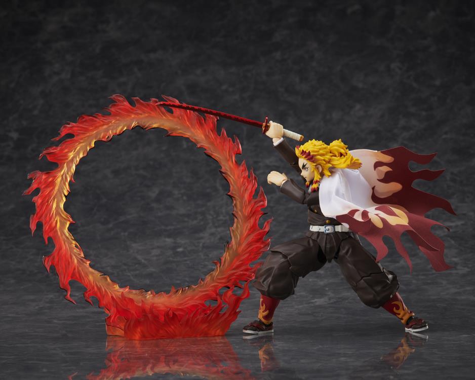 Demon Slayer: Kimetsu no Yaiba BUZZmod. Kyojuro Rengoku (Ver. 2) 1/12 Scale Action Figure Gallery Image 9