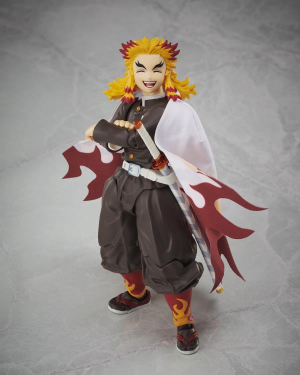 Demon Slayer: Kimetsu no Yaiba BUZZmod. Kyojuro Rengoku (Ver. 2) 1/12 Scale Action Figure Gallery Image 3