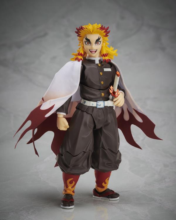 Demon Slayer: Kimetsu no Yaiba BUZZmod. Kyojuro Rengoku (Ver. 2) 1/12 Scale Action Figure Gallery Image 4