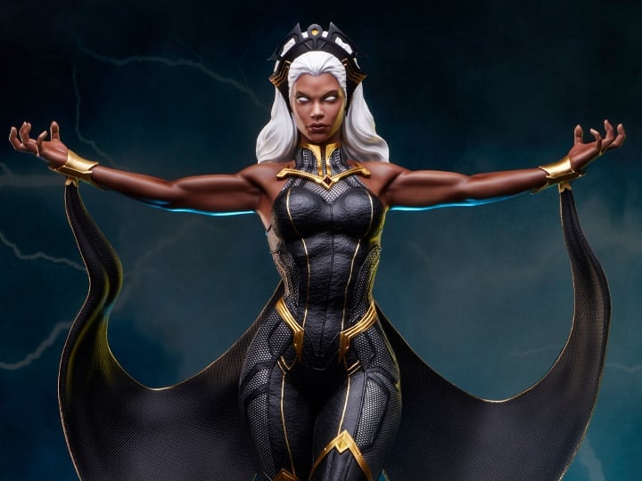 Marvel Future Revolutions Storm (Black Suit) 1/3 Scale Statue Gallery Image 1