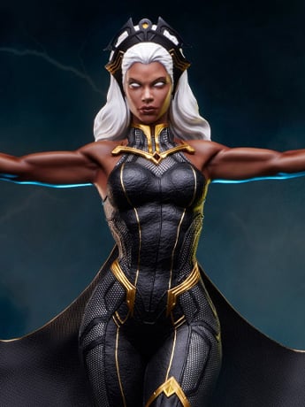 Marvel Future Revolutions Storm (Black Suit) 1/3 Scale Statue Gallery Image 2