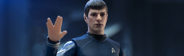 Image of Star Trek (2009) Exquisite Mini Series Spock 1:18 Scale PX Previews Exclusive Figure