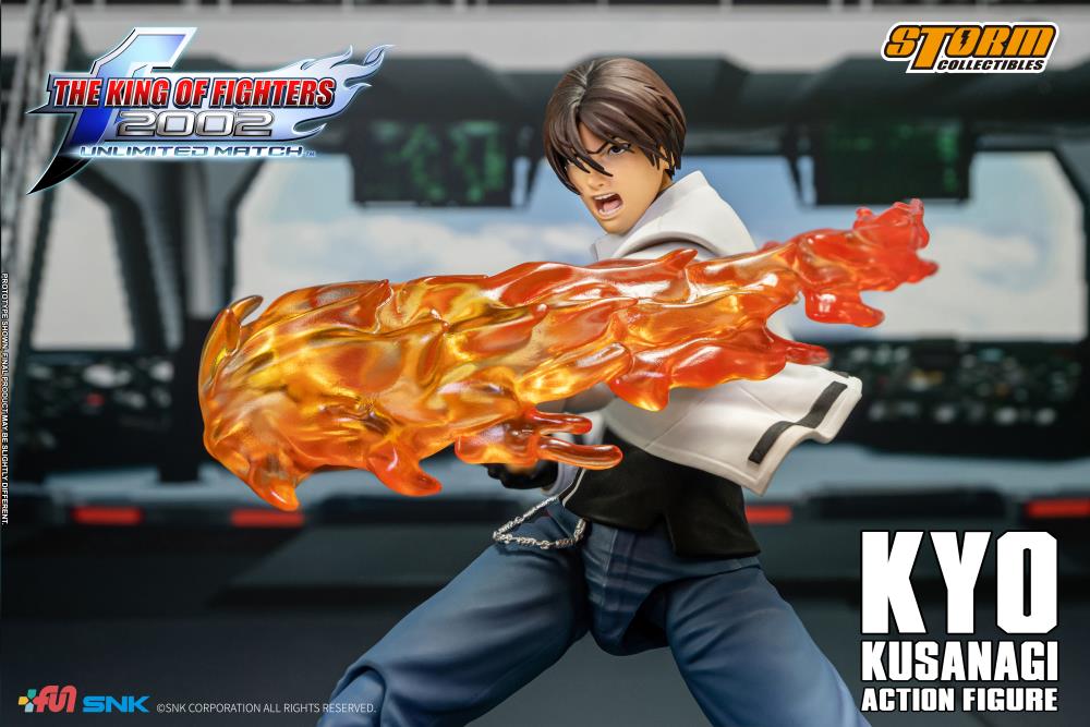 The King of Fighters 2002 Unlimited Match Kyo Kusanagi 1/12 Scale BBTS Exclusive Action Figure Gallery Image 23