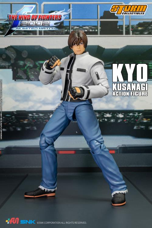 The King of Fighters 2002 Unlimited Match Kyo Kusanagi 1/12 Scale BBTS Exclusive Action Figure Gallery Image 3