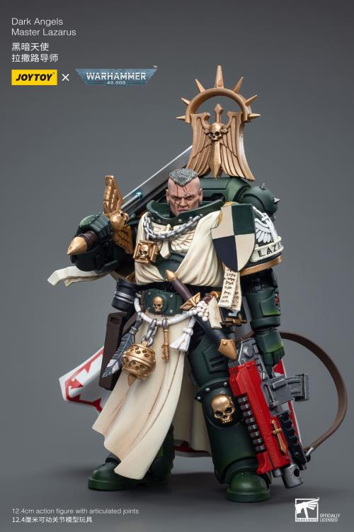 Warhammer 40k Dark Angels Master Lazarus 1/18 Scale Action Figure Gallery Image 7