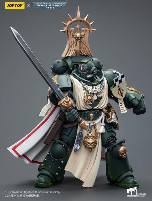Warhammer 40k Dark Angels Master with Power Fist 1/18 Scale Action Figure Gallery Image 5