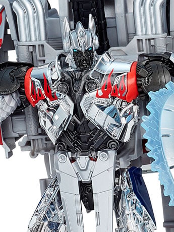 Transformers: Age of Extinction Platinum Edition Silver Knight Optimus Prime Exclusive Gallery Image 2