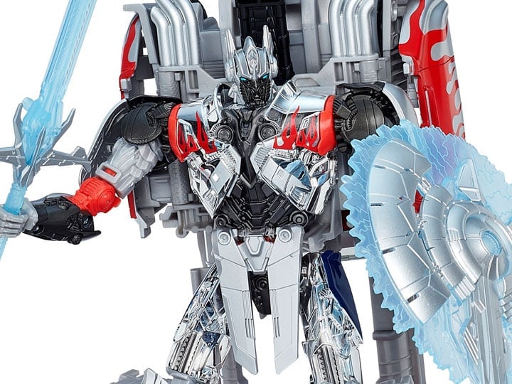 Transformers: Age of Extinction Platinum Edition Silver Knight Optimus Prime Exclusive Gallery Image 1