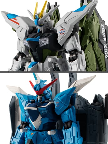 Mobile Suit Gundam Seed G Frame FA Freedom Gundam & Justice Gundam (Real Type Color Ver.) Figure Set Gallery Image 2