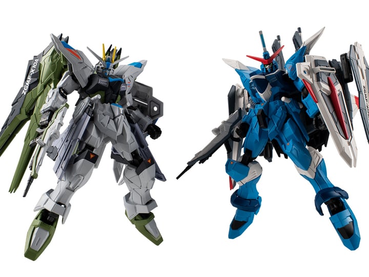 Mobile Suit Gundam Seed G Frame FA Freedom Gundam & Justice Gundam (Real Type Color Ver.) Figure Set Gallery Image 1