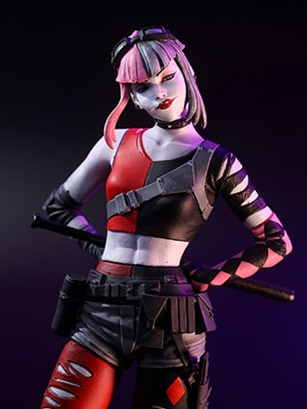 DC Comics Red, White & Black Harley Quinn (Simone Di Meo) 1/10 ScaleLimited Edition Statue Gallery Image 2