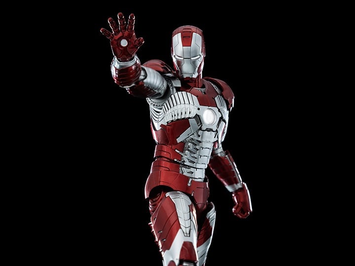 【新品】threezero アイアンマンmark5(マーク5）○スリーゼロ Avengers: The Infinity Saga DLX Iron Man Mark V 1/12 Scale Action