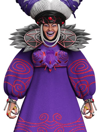 Mighty Morphin Power Rangers ULTIMATES! Rita Repulsa (Vile Violet) Action Figure Gallery Image 2