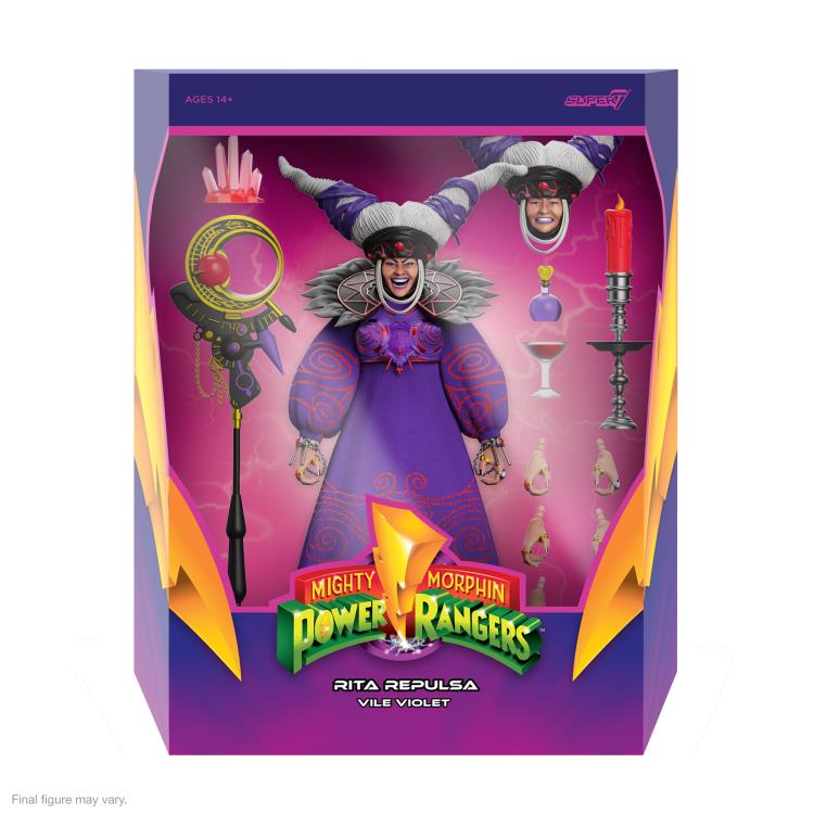 Mighty Morphin Power Rangers ULTIMATES! Rita Repulsa (Vile Violet) Action Figure Gallery Image 4
