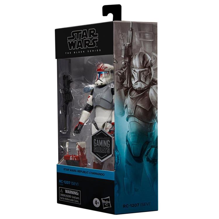 Star Wars: The Black Series Gaming Greats 6" RC-1207 (Sev) (Republic Commando) Exclusive Gallery Image 8