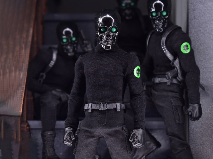 Rumble Society One:12 Collective Black Skulls Death Brigade Exclusive Gallery Image 1