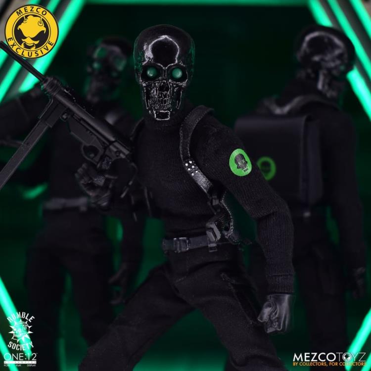 Rumble Society One:12 Collective Black Skulls Death Brigade Exclusive
