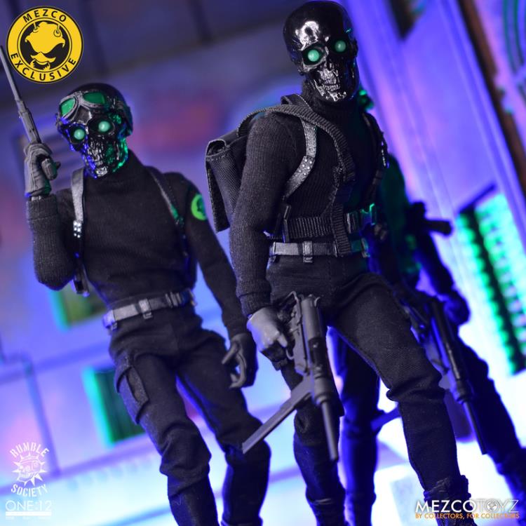 Rumble Society One:12 Collective Black Skulls Death Brigade Exclusive