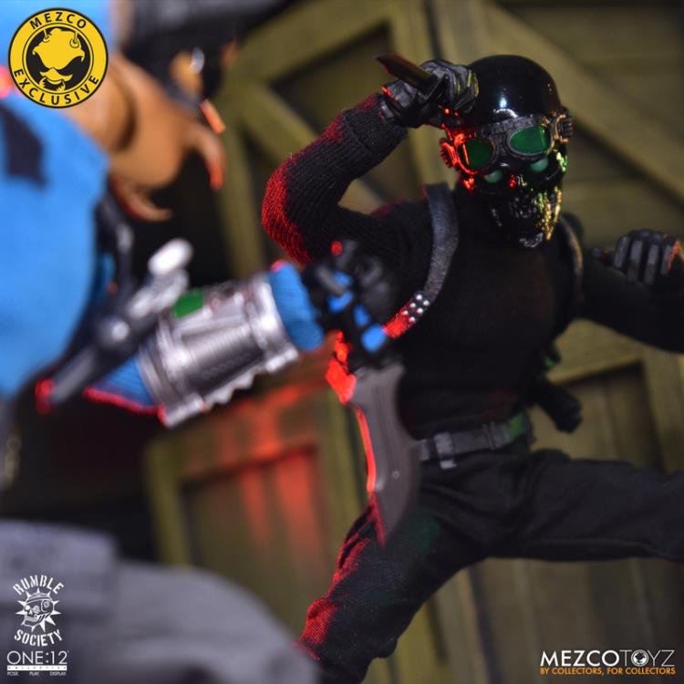 Rumble Society One:12 Collective Black Skulls Death Brigade Exclusive Gallery Image 15