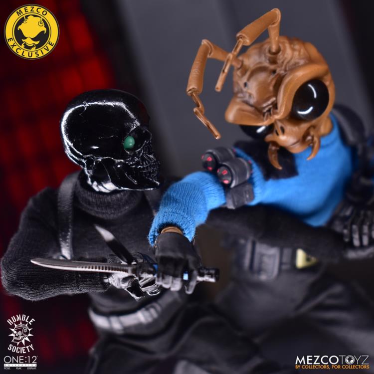 Rumble Society One:12 Collective Black Skulls Death Brigade Exclusive Gallery Image 6