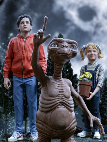 E.T. the Extra-Terrestrial E.T., Elliot, and Gertie 1/10 Deluxe