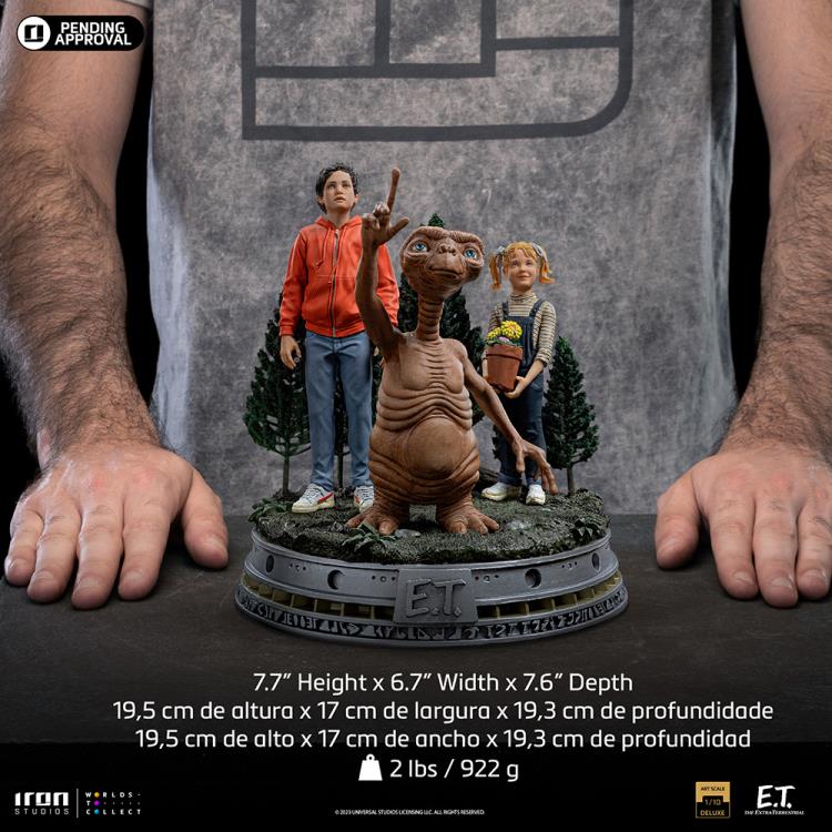 E.T. the Extra-Terrestrial E.T., Elliot, and Gertie 1/10 Deluxe