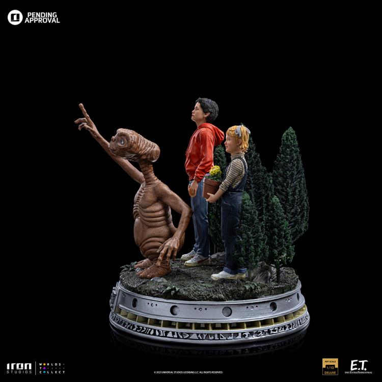 E.T. the Extra-Terrestrial E.T., Elliot, and Gertie 1/10 Deluxe