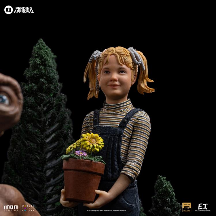 E.T. the Extra-Terrestrial E.T., Elliot, and Gertie 1/10 Deluxe