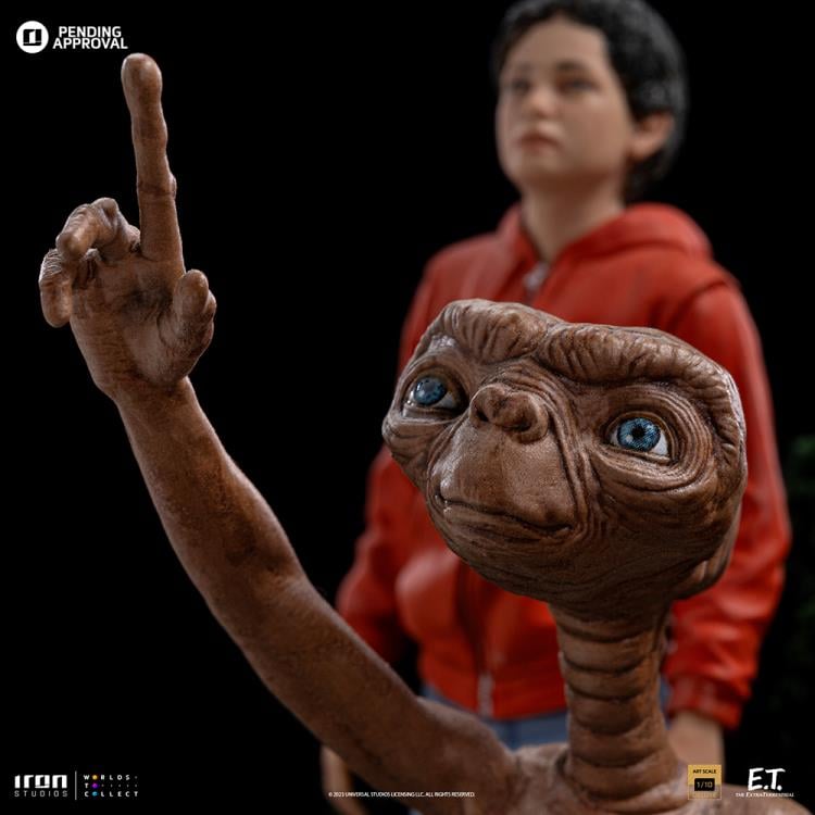 E.T. the Extra-Terrestrial E.T., Elliot, and Gertie 1/10 Deluxe