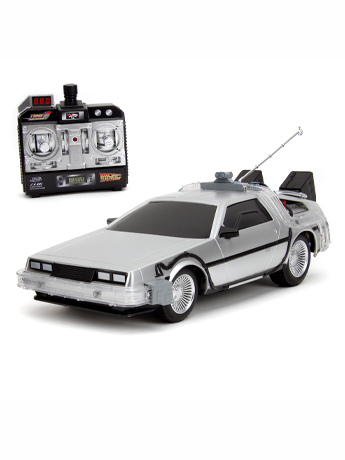 Back to the Future Hollywood Rides DeLorean Time Machine 1/16 Scale R/C Vehicle Gallery Image 2