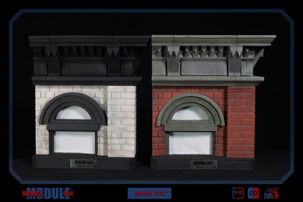 Rooftop (Single Window Red Brick Ver.) 1/6 Scale Diorama Base Gallery Image 4