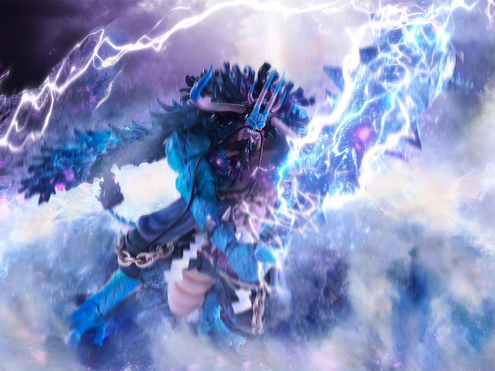 One Piece S.H.Figuarts Kaido King of the Beasts (Man-Beast Form) Action Figure Gallery Image 11