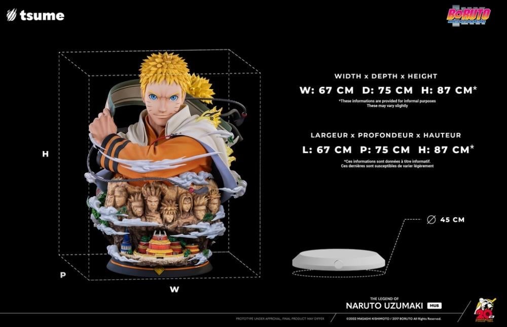 Boruto: Naruto Next Generations M.U.B. The Legend of Naruto Uzumaki Bust Gallery Image 37