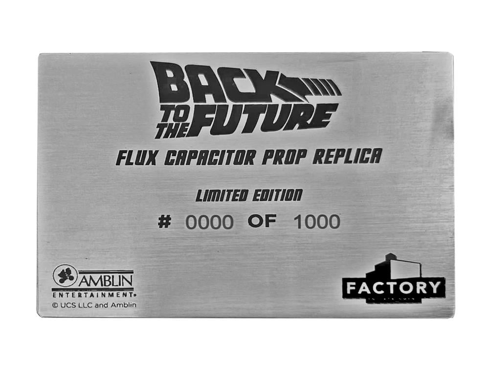 Back to the Future Flux Capacitor Limited Edition Prop Replica Gallery Image 7