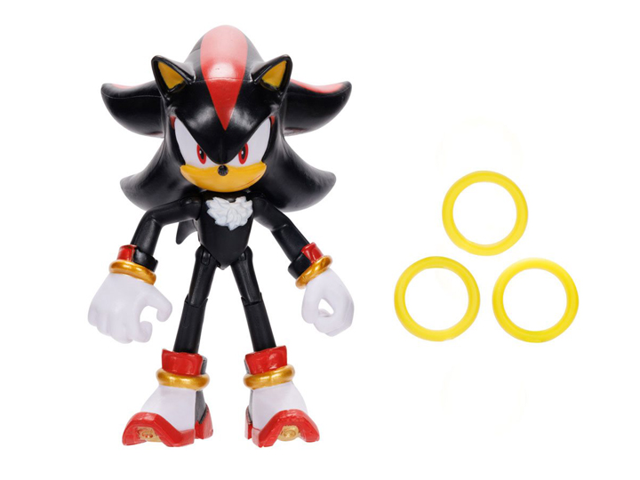 Sonic The Hedgehog 4" Shadow with Rings Figure (Reissue) Gallery Image 1
