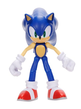 Sonic The Hedgehog Sonic with 10 Rings Powerup 4-Inch Scale Figure Gallery Image 2