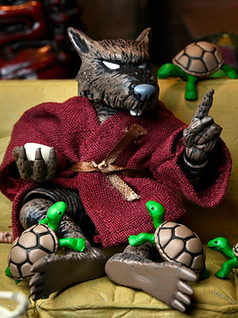 Teenage Mutant Ninja Turtles Ultimate Splinter (Mirage Comics) Action Figure Gallery Image 2
