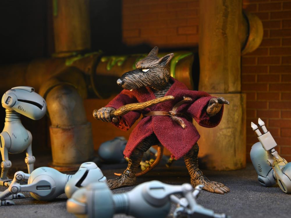 Teenage Mutant Ninja Turtles Ultimate Splinter (Mirage Comics) Action Figure Gallery Image 18