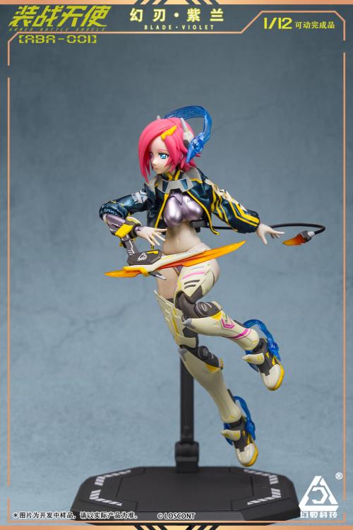Armed Battle Angels ABA-001 Blade Violet 1/12 Scale Figure Gallery Image 7