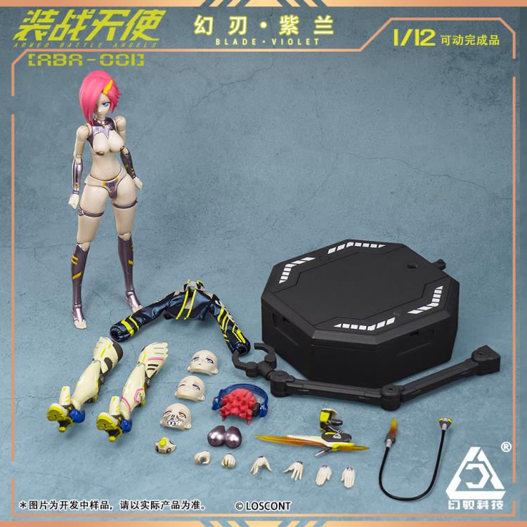 Armed Battle Angels ABA-001 Blade Violet 1/12 Scale Figure Gallery Image 12