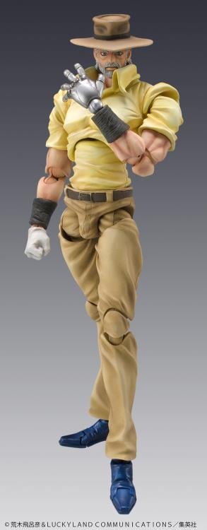 JoJo's Bizarre Adventure: Stardust Crusaders Super Action Statue Joseph Joestar and Iggy (Reissue) Gallery Image 5