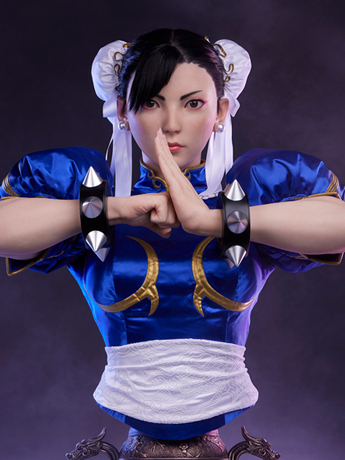 Street Fighter Chun-Li Life-Size Bust Gallery Image 2