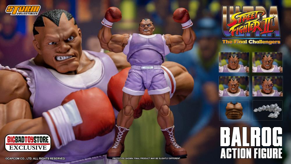 Ultra Street Fighter II: The Final Challengers Balrog (Purple Ver.) 1/12 Scale BBTS Exclusive Action Figure Gallery Image 3